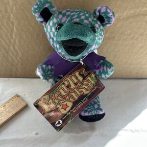 Pearly Baker Grateful‎ Dead Bean Bear Plush 7" By Liquid Blue 1998 C Description
